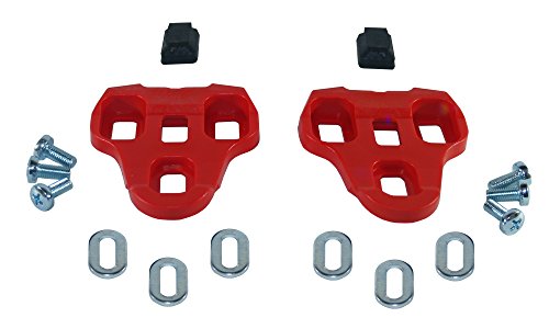 cyclingcolors Fahrrad Cleats kompatibel mit Look Keo Pedalplatten Schuhplatten Pedal Rennrad Rot von cyclingcolors