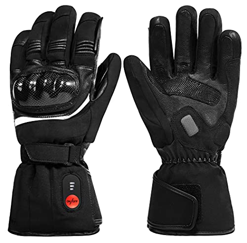 day wolf Beheizte Handschuhe, beheizte Motorradhandschuhe, wasserdicht und Winddicht, zum Reiten, Motorradfahren, Skifahren, Jagen, Angeln, Reiten, Radfahren, Camping, Wandern von day wolf