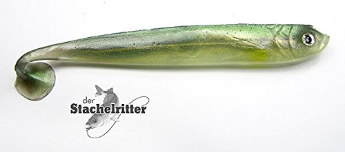 5 Stück - Rassel Zander Uki 13 cm / 12 g - UR4 Köder Hecht Barsch Wobbler Gummifische Gummifisch von der Stachelritter