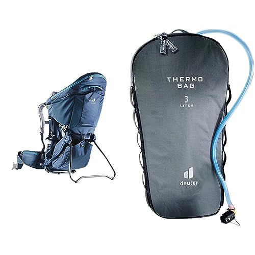 deuter Kid Comfort Pro Kindertrage mit Daypack & Streamer Thermo Bag 3.0 l isolierende Tasche für deuter Trinksysteme von deuter