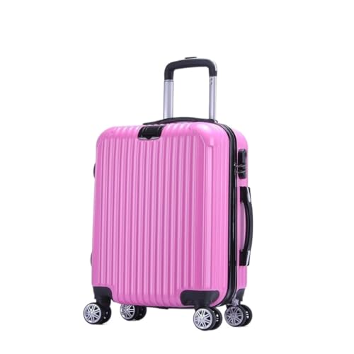 dongyingyi Koffer Boardable, Freizeit- Und Multifunktionaler Business-Trolley, ABS Boardable Passwort-Reisekoffer Suitcase (Color : Pink, Size : A) von dongyingyi