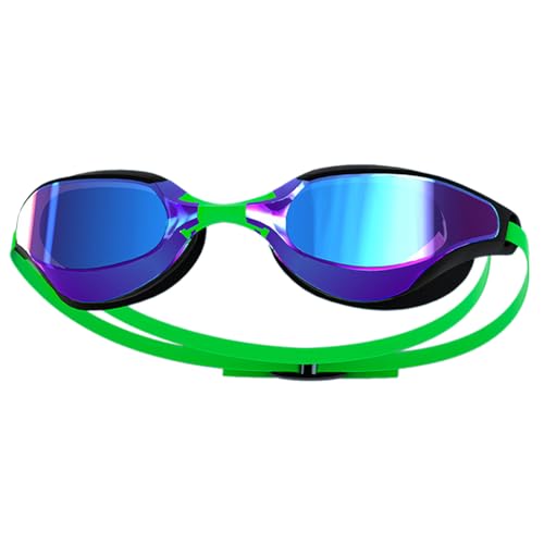 doorslay Schwimmbrille für Erwachsene, UV-Schutz, Schwimmbrille mit Breiten Gläsern, Selbstjustierender Nasensteg, 3D-Silikon-Ringdichtung von doorslay