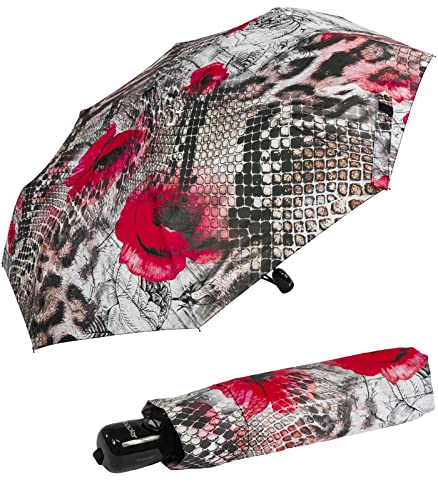 Doppler Damen Regenschirm Serpent - Taschenschirm Auf-Zu-Automatik von Doppler