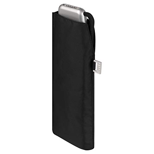 doppler Taschenschirm Carbonsteel Slim Uni – Handliches Format – Federleicht – 22 cm – Schwarz von Doppler