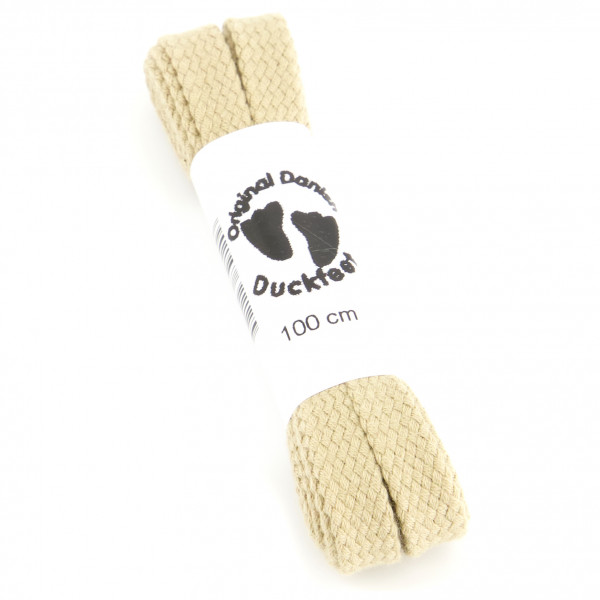 Duckfeet - Schnürbänder - Schnürsenkel Gr 100 cm beige von duckfeet