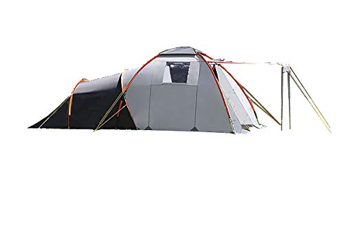 dwt Campingzelt Nova für 4 Personen, 265x480x195 cm, wasserdichtes Familienzelt mit Stehhöhe, UV-beständiges Polyester 75D, Größe:Gr. 3 von dwt