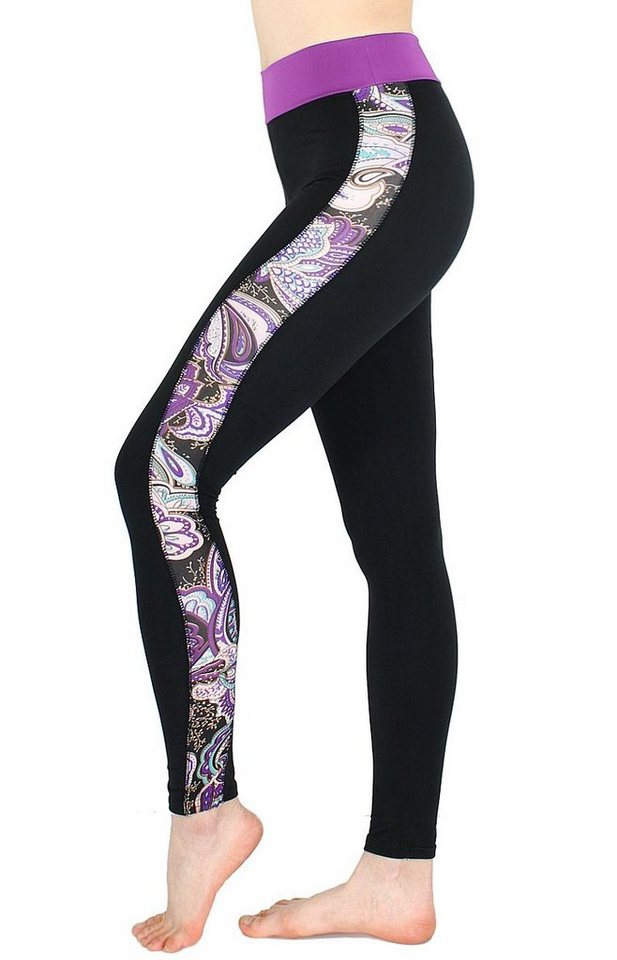 dy_mode Yogaleggings Damen Fitness Leggings Yogaleggings Sporthose Bequem mit elastischem Bund von dy_mode