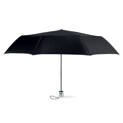 Mini Folding Compact Umbrella with Pouch, Manual Opening Regenschirm, 94 cm, Schwarz (Black) von eBuyGB