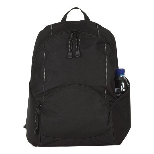 eBuyGB Klassischer Rucksack/Schulrucksack, Schul- und College-Tasche, lässiger Tagesrucksack, Schwarz von eBuyGB