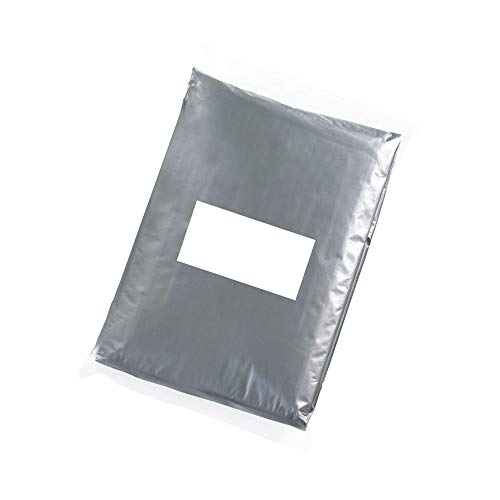 eBuyGB Notfall-Regenponcho für den Außenbereich, wasserdicht, Pacamac (transparentes Silber), 2 Stück von eBuyGB