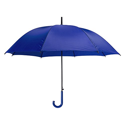 eBuyGB Pack of 4 Plastic Crook Handle Bridal Wedding Umbrella Regenschirm, 107 cm, Blau (Blue) von eBuyGB