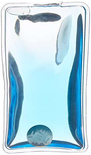 eBuyGB Wiederverwendbare Gel-Handwärmer M Transparent Blue Rectangle von eBuyGB