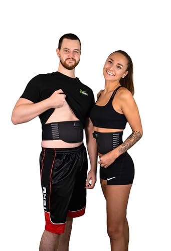 eaglefit - Effektiver EMS-Belt Bauchtrainer für Zuhause – Fitness Bauchmuskeltrainer Trainingsgerät für gezieltes Bauch & Rücken Training (Elektrostimulation) Bauch Trainer Gürtel elektrisch inkl. App von eaglefit