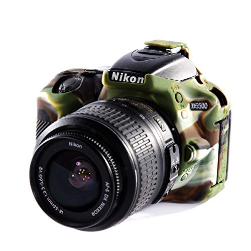 easyCover - Silikon Kameratasche - Schutz für Ihre Kamera - Nikon D5500/D5600 - Camouflage von easyCover