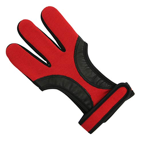 elToro Chroma - Schießhandschuh - Farbe: Rot - Größe: XL; Zubehör Bogenschießen, Pfeil und Bogen, Bogensport, Handschuh von elToro
