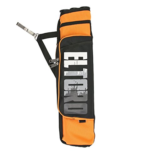elToro Midi² - Seitenköcher inkl Röhren | Farbe: Orange; Zubehör beim Bogenschießen, Bogensport, sicherer Transport von Ihren Pfeilen; Pfeil und Bogen Sport von elToro