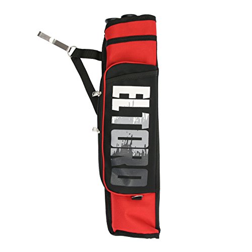 elToro Midi² - Seitenköcher inkl Röhren | Farbe: Rot; Zubehör beim Bogenschießen, Bogensport, sicherer Transport von Ihren Pfeilen; Pfeil und Bogen Sport von elToro