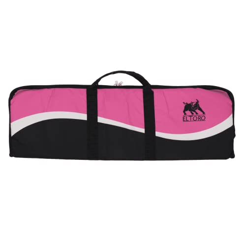 elToro Wave - Bogentasche, aus robustem wasserabweisenden Cordura, für Recurvebögen (Pink) von elToro