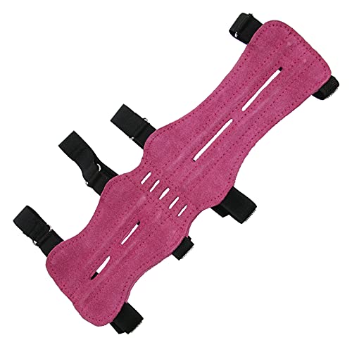elToro Wild Colorz Max - Armschutz; Robustes Wildleder und attraktive Farben, hoher beim Bogenschießen, idealer Schutz (Pink) von elToro