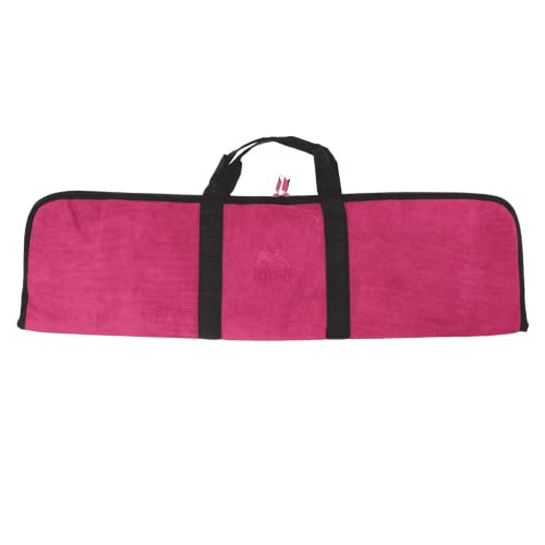 elToro Wild Colorz Velour - Bogentasche, praktische Bogentasche aus weichem Velourleder mit Taschen fürs Mittelstück und die Wurfarme (Pink) von elToro