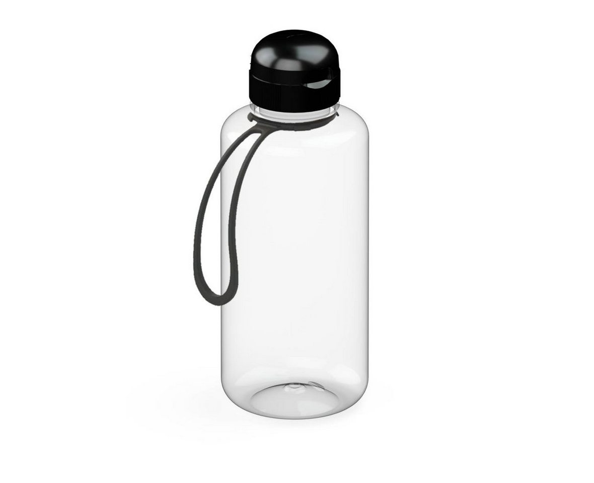 elasto Thermoflasche Trinkflasche Sports" klar-transparent inkl. Strap 1" von elasto