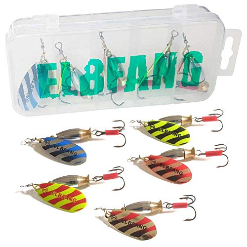 elbfang Spinner Set | 12g Spoon Bait | Forellenköder Hecht und Barsch Kunstköder von elbfang