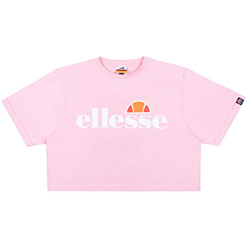Ellesse Alberta Cropped Shirt Damen S Helles Pink von Ellesse