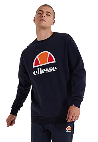 Ellesse Herren Sweater PERC Sweatshirt Navy Dunkelblau, Größe:XXL von Ellesse