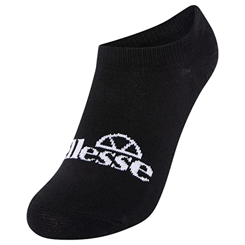 ellesse Frimo 3 Pack No Show Socks, Black, 6-8.5 von Ellesse