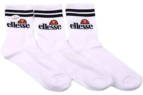 ellesse Unisex Pullo 3pk Socken, Weiß, 36-38 EU von Ellesse