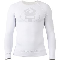entorch Action langarm Kompressionsshirt 01 - white L von entorch