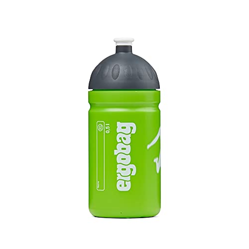 R&B - Trinkflasche mit ergobag-Motiv für Kinder, 500ml, BPA-frei, auslaufsicher, leicht zu reinigen Eckball von ergobag