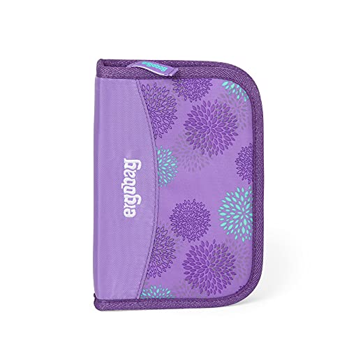ergobag SchlittenzauBär Schlampermäppchen Glow, Glow Schlittenbär, Violett, Standard-Größe von ergobag