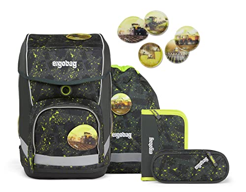 ergobag Unisex Kinder Cubo Daypack, Harvestbear (Mehrfarbig), Einheitsgröße von ergobag