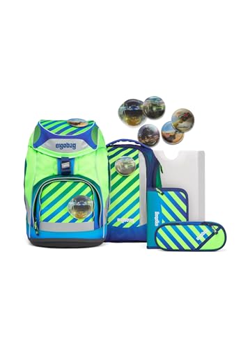 ergobag pack Set ergonomischer Schulrucksack Flexibel 6-teilig 1. Klasse Grundschule von ergobag