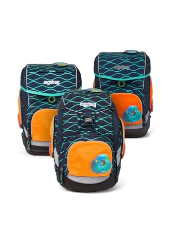 ergobag pack Sicherheitsset Sichtbarkeits-Set pack cubo und cubo light gekauft nach Juli 2019 Set 3-teilig Orange von ergobag