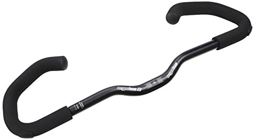 ergotec Fahrradlenker Lenkerbügel AHS-Basic Comfort 25.4 / Aluminium AL6061-T6, mit Lenkerenden, Comfort und Soft-Griffüberzug, schwarz-sand, 17653001 von ergotec