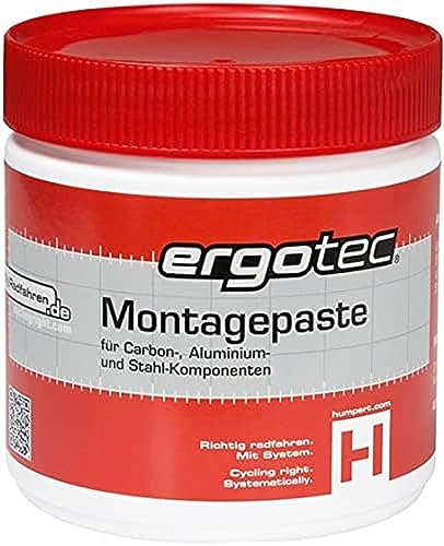 ErgoTec Unisex – Erwachsene Montagepaste-03560554 Montagepaste, Schwarz/Silber, 400 g von ergotec