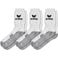 3er Pack erima Sportsocken weiß 43-46 von erima