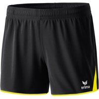 erima Classic 5-Cubes Shorts Damen black/neon yellow 46 von erima