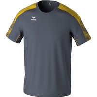 erima EVO STAR Trainingsshirt Erwachsene slate grey/gelb 3XL von erima