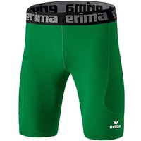 erima Elemental Tight kurze Funktionshose Kinder smaragd green 164 von erima