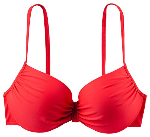 Etirel Damen Miriam Solid Bikini, rot, 36D von Etirel