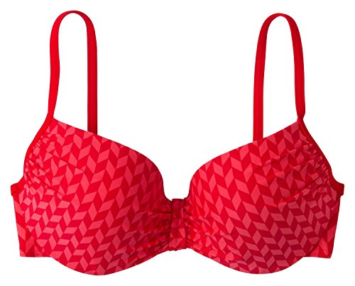 Etirel Damen Miriam Zig Zag Bikini, rot, 38C von Etirel