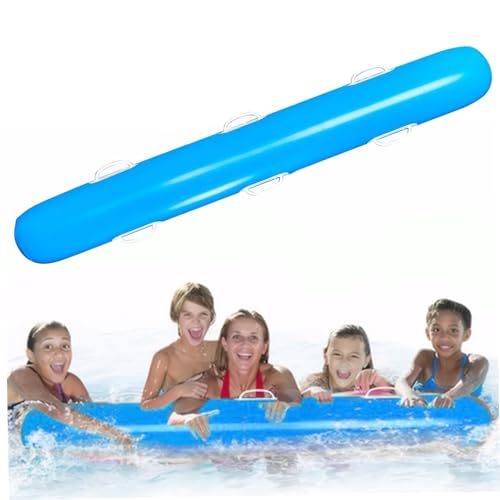 Poolnudeln 59 '' aufblasbare Pool -Nudel -Jumbo PVC Schwimmnudeln Blocken Sie Poolnudeln mit 6 Griffen Blue Toys & Games in von eurNhrN