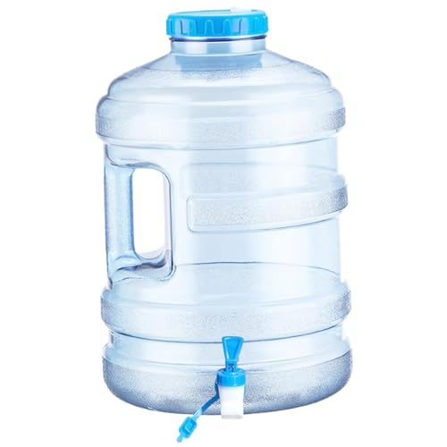eurNhrN Wasserbehälter mit Wasserhahn 4 Gallonen Campingwasser -Krug BPA -Wassertank mit Griff für EIN klarer Wasserspeicher -Eimer zum Training von eurNhrN