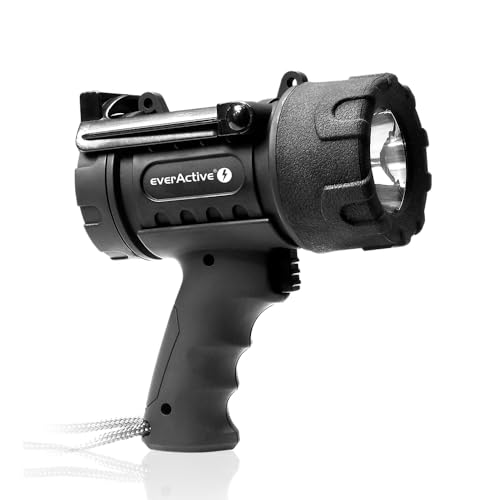 everActive LED-Suchscheinwerfer, Taschenlampe, 3 Betriebsarten, 500 Lumen, wiederaufladbar, Modell: SL-500R Hammer von everActive