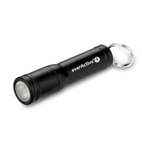 everActive LED-Taschenlampe, klein und handlich, 100 Lumen, Aluminiumgehäuse, Modell: FL-50 Sparky von everActive