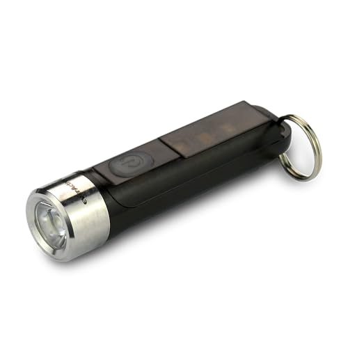 everActive LED-Taschenlampe, klein und handlich, Schlüsselanhänger 350 Lumen, wiederaufladbar USB-C, Modell: FL-35R Luxy von everActive