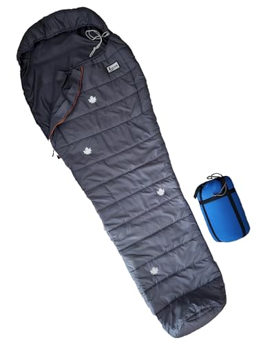 Mumienschlafsack Maple Leaf 5°C bis -20°C 3-4 Seasons 215 cm Schlafsack von everest 1953